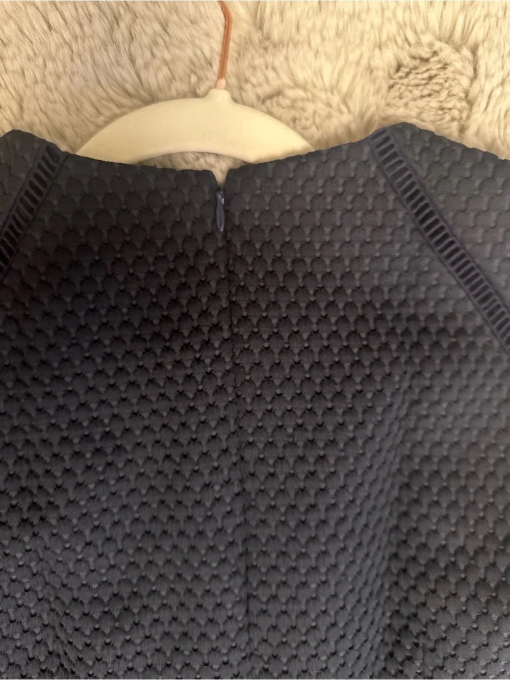 J. Crew Navy Textured Sleeveless Sheath Dress NWT, Size 6
